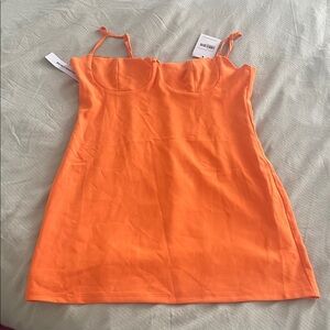 Orange Mini Dress